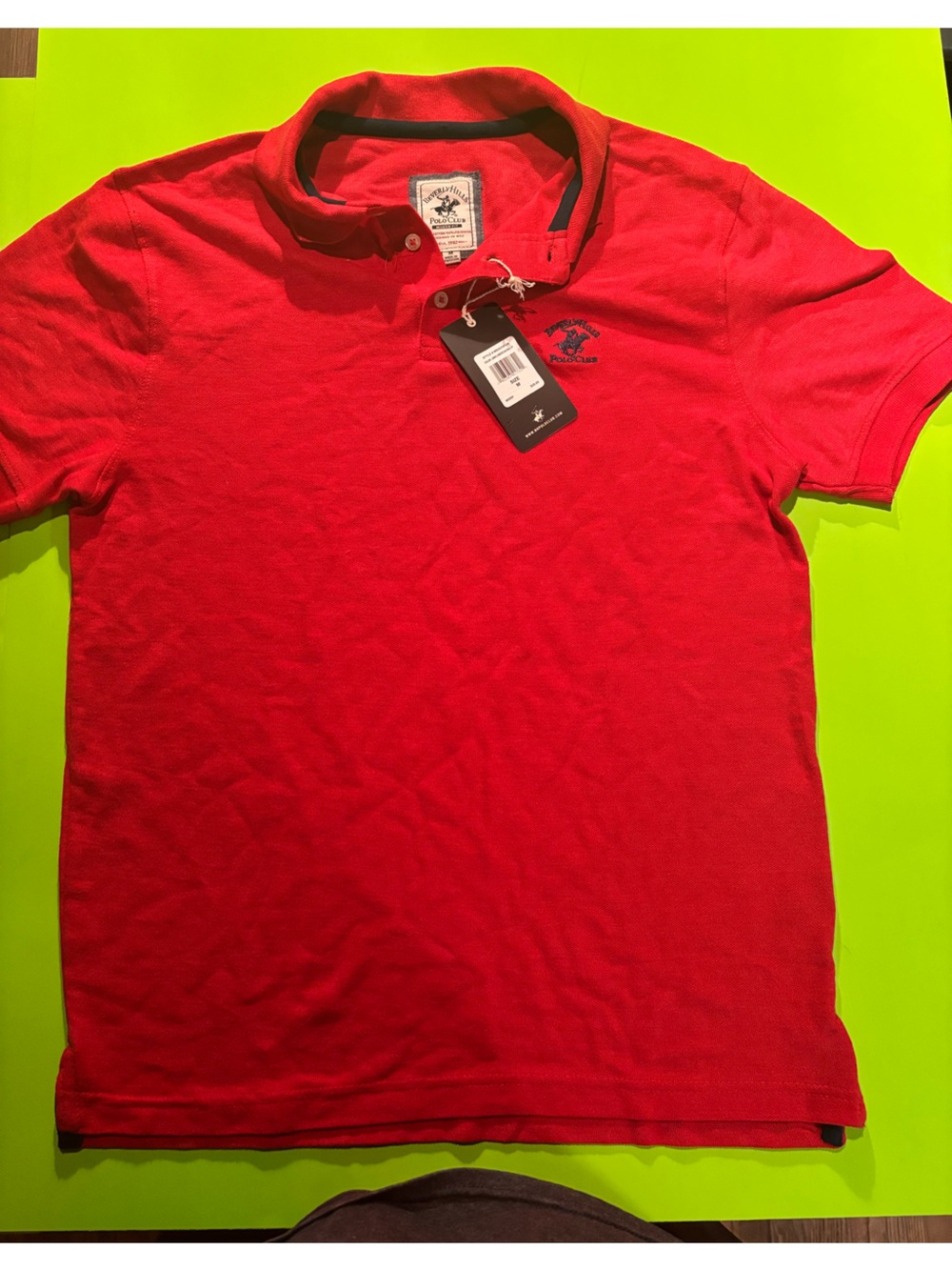 Beverly Hills Polo Club  Red Short-Sleeve Polo